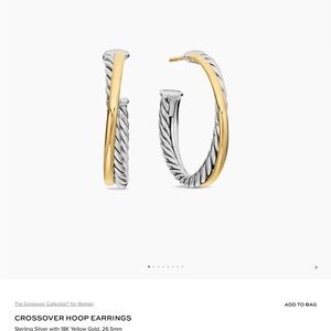 David Yurman Crossover Earrings 💎